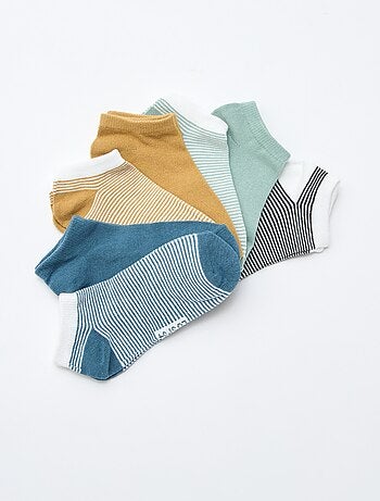 Pack de 7 pares de calcetines invisibles