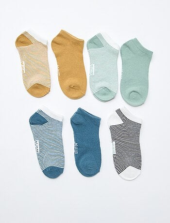 Pack de 7 pares de calcetines invisibles