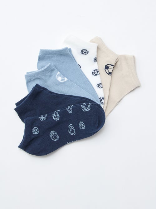 Pack de 7 pares de calcetines invisibles - Kiabi