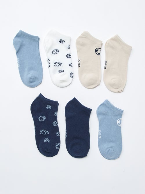 Pack de 7 pares de calcetines invisibles - Kiabi