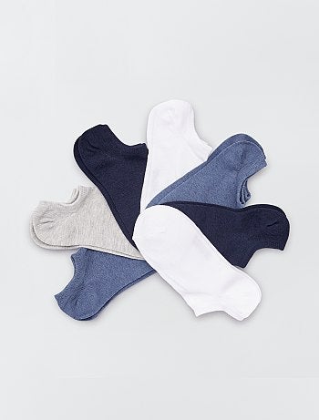Pack de 7 pares de calcetines invisibles - Kiabi