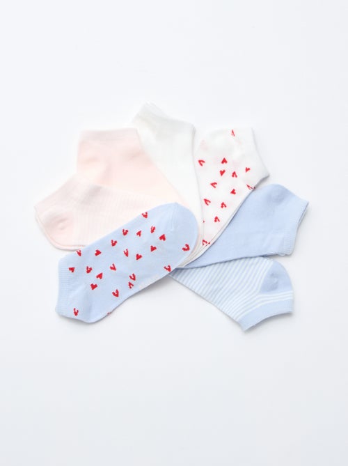 Pack de 7 pares de calcetines invisibles - Kiabi