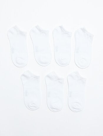 Pack de 7 pares de calcetines invisibles