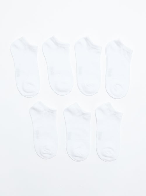 Pack de 7 pares de calcetines invisibles - Kiabi