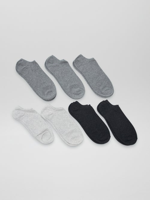 Pack de 7 pares de calcetines invisibles - Kiabi