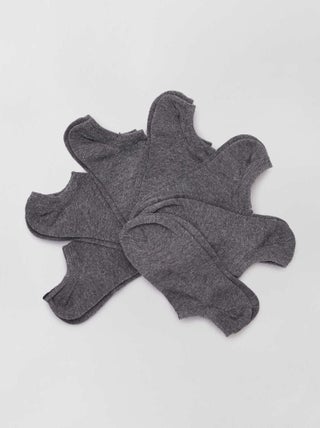 Pack de 7 pares de calcetines invisibles