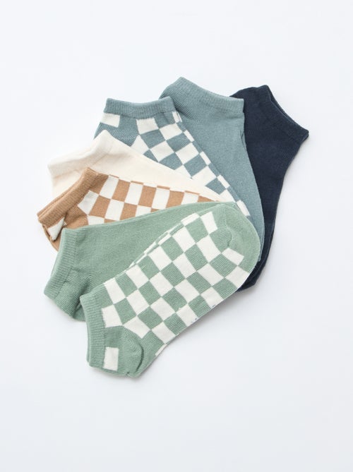 Pack de 7 pares de calcetines invisibles - Kiabi