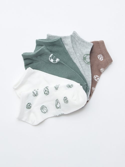 Pack de 7 pares de calcetines invisibles - Kiabi