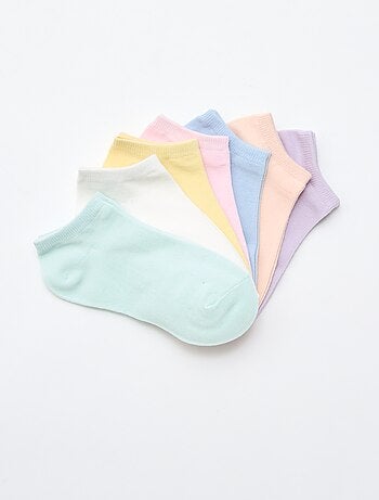 Pack de 7 pares de calcetines invisibles
