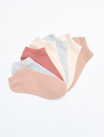 Pack de 7 pares de calcetines invisibles