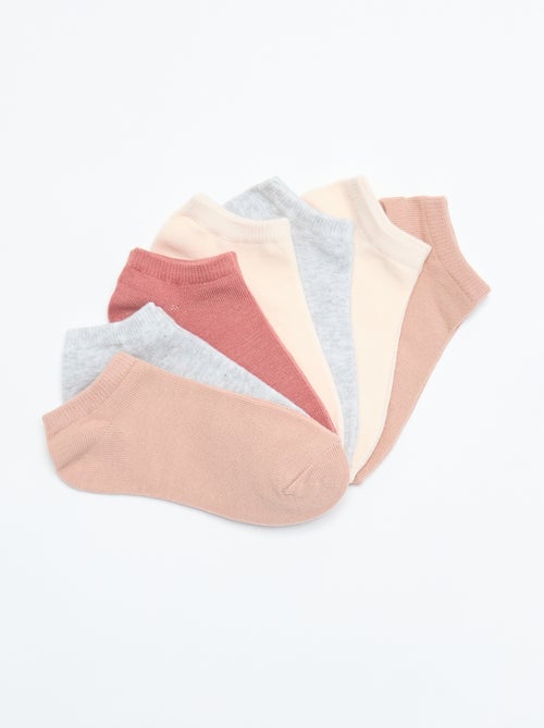 Pack de 7 pares de calcetines invisibles - Kiabi