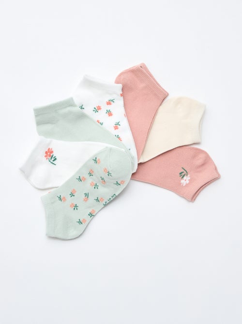 Pack de 7 pares de calcetines invisibles - Kiabi