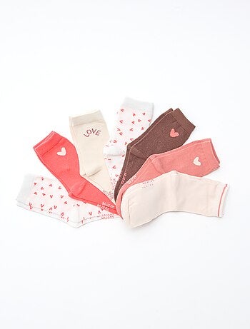 Pack de 7 pares de calcetines largo medio