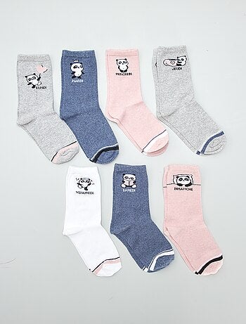 Pack de 7 pares de calcetines