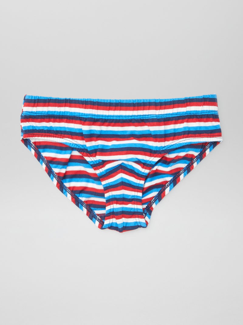 Pack de 7 slips con estampados AZUL - Kiabi