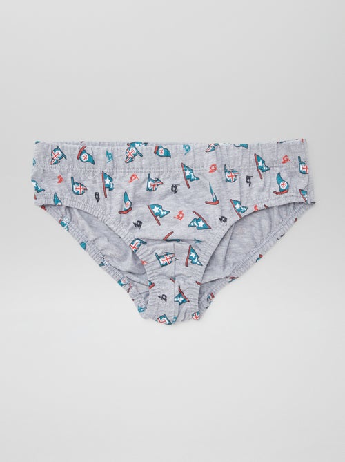 Pack de 7 slips estampados - Kiabi