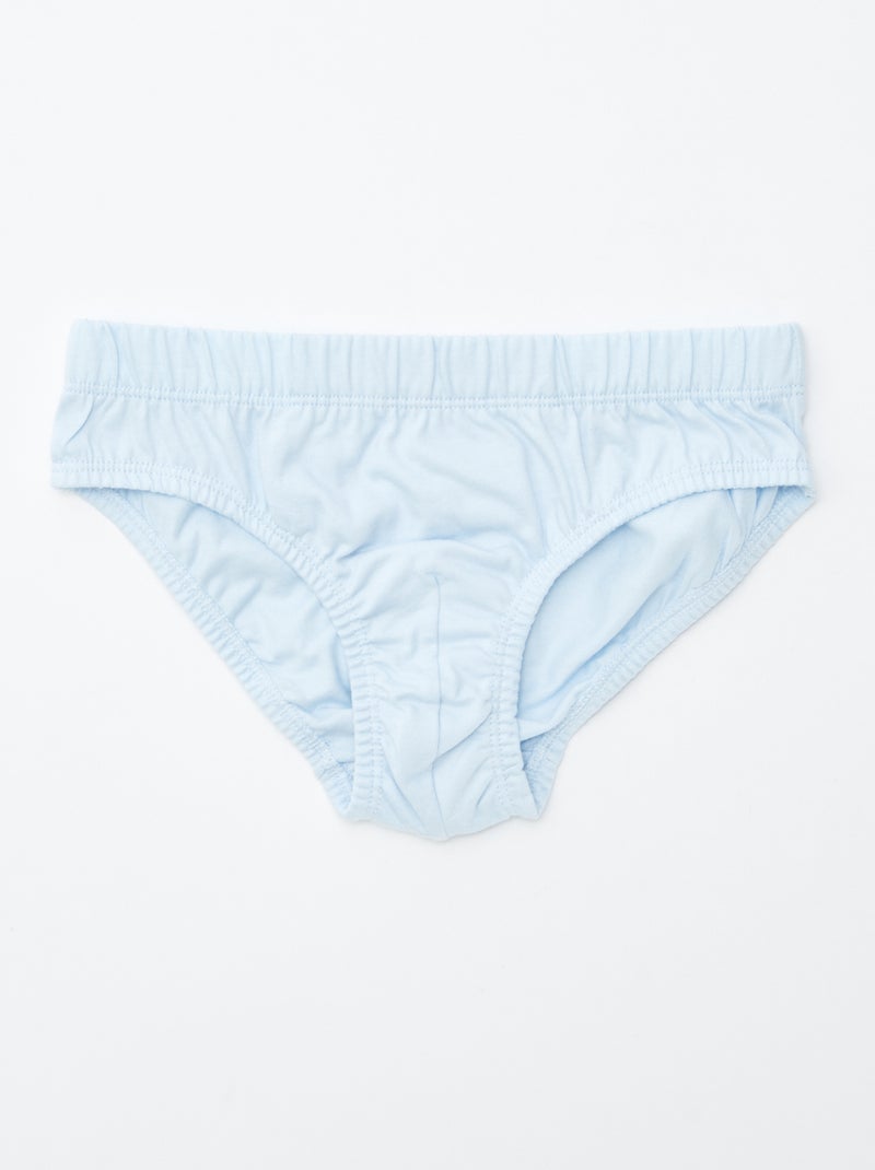 Pack de 7 slips estampados AZUL - Kiabi