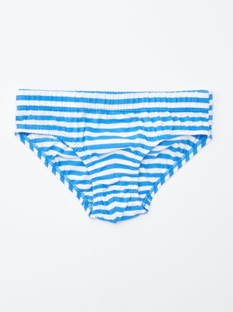 Pack de 7 slips estampados AZUL - Kiabi