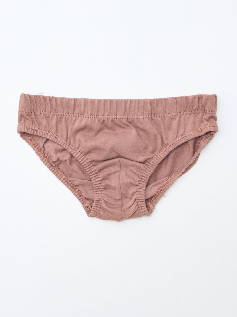 Pack de 7 slips estampados Blanco - Kiabi