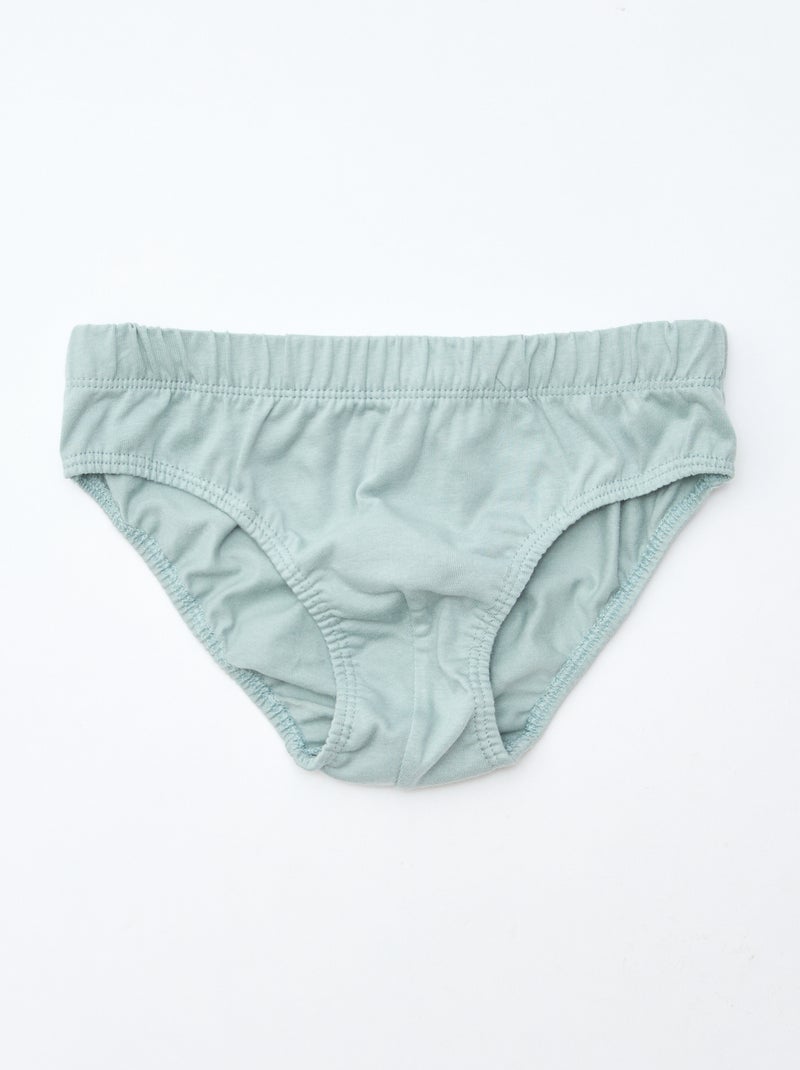 Pack de 7 slips estampados Blanco - Kiabi