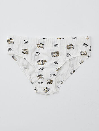 Pack de 7 slips estampados