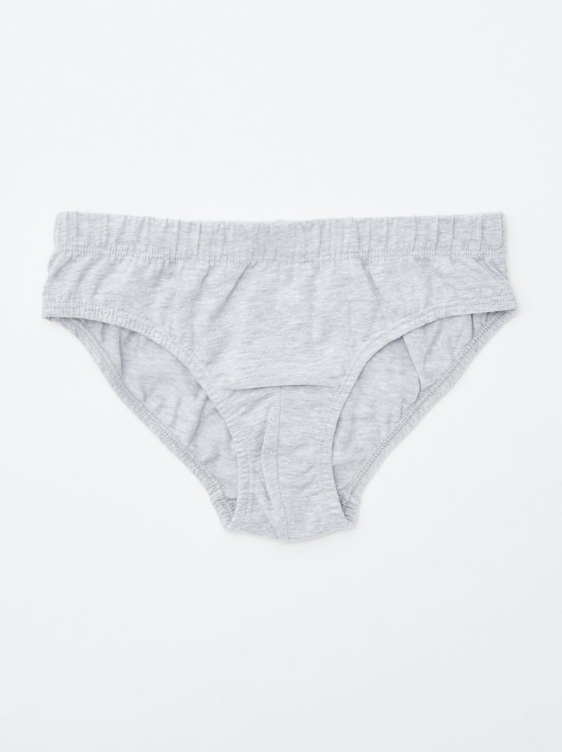 Pack de 7 slips estampados BLANCO - Kiabi