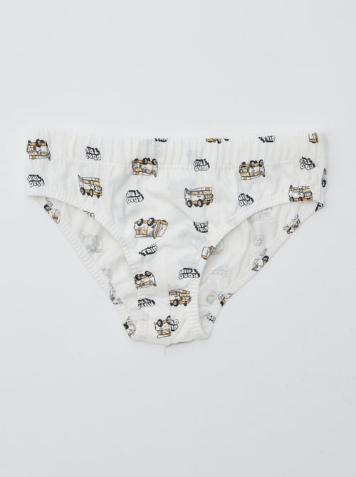 Pack de 7 slips estampados - Kiabi