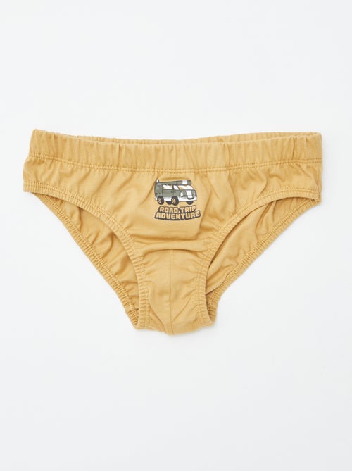 Pack de 7 slips estampados - Kiabi