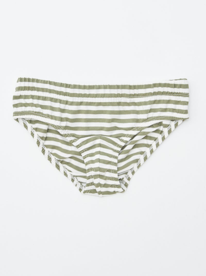 Pack de 7 slips estampados BLANCO - Kiabi