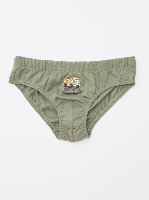 Pack de 7 slips estampados - Kiabi