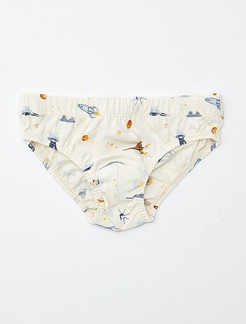 Pack de 7 slips estampados