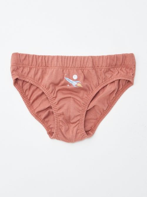 Pack de 7 slips estampados - Kiabi