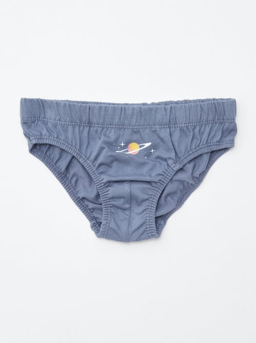 Pack de 7 slips estampados - Kiabi