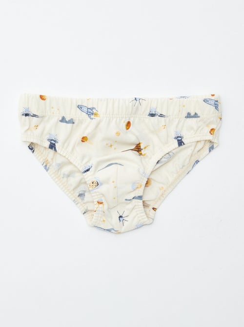 Pack de 7 slips estampados - Kiabi