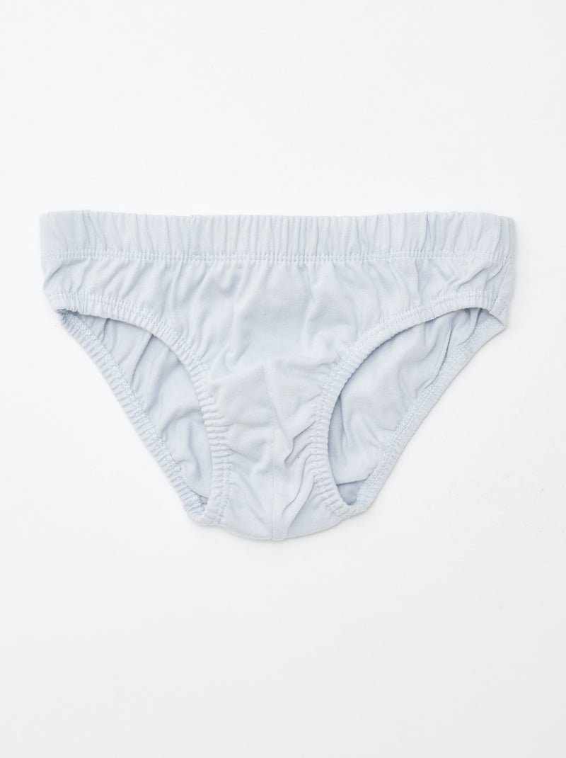 Pack de 7 slips estampados Blanco - Kiabi