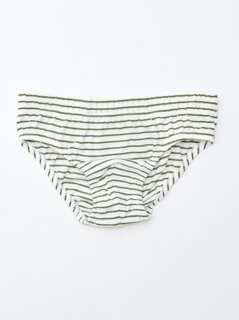 Pack de 7 slips estampados Gris - Kiabi