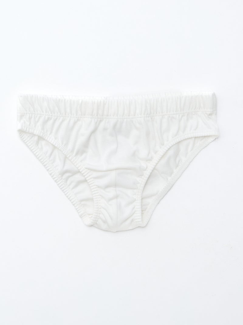 Pack de 7 slips estampados Gris - Kiabi