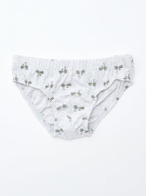 Pack de 7 slips estampados - Kiabi