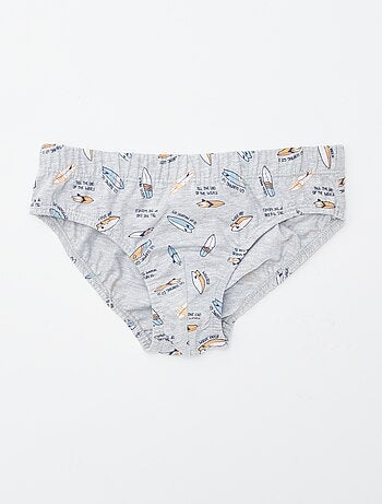 Pack de 7 slips estampados