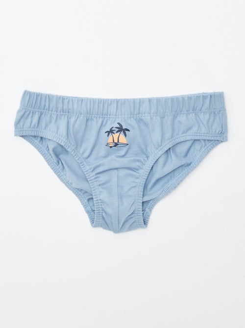 Pack de 7 slips estampados - Kiabi