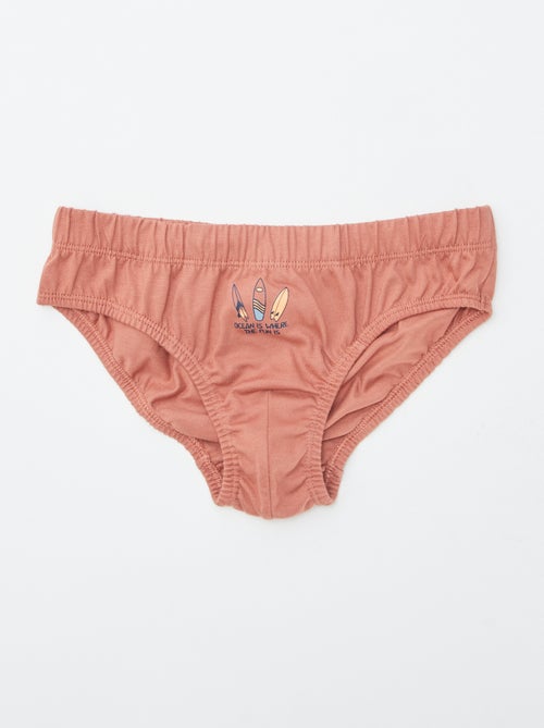 Pack de 7 slips estampados - Kiabi