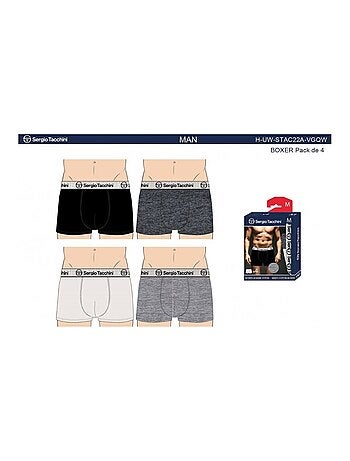 Pack de 8 boxers SERGIO TACCHINI