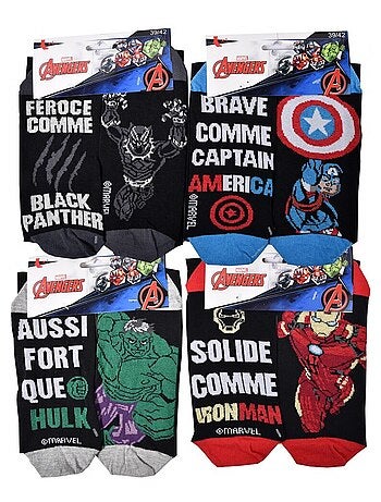 Pack de 8 calcetines hombre AVENGERS