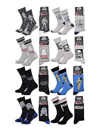 Pack de 8 calcetines hombre DISNEY STAR WARS