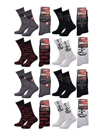 Pack de 8 calcetines hombre FAST AND FURIOUS