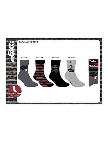 Pack de 8 calcetines hombre FAST AND FURIOUS