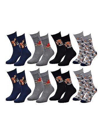 Pack de 8 calcetines hombre HOT STUFF