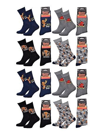 Pack de 8 calcetines hombre HOT STUFF