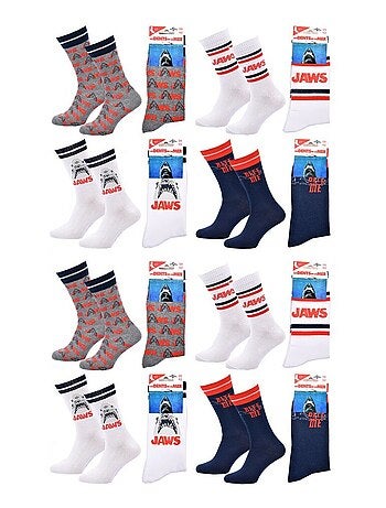 Pack de 8 calcetines hombre JAWS