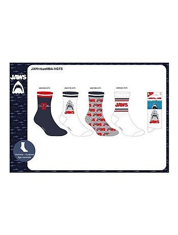 Pack de 8 calcetines hombre JAWS